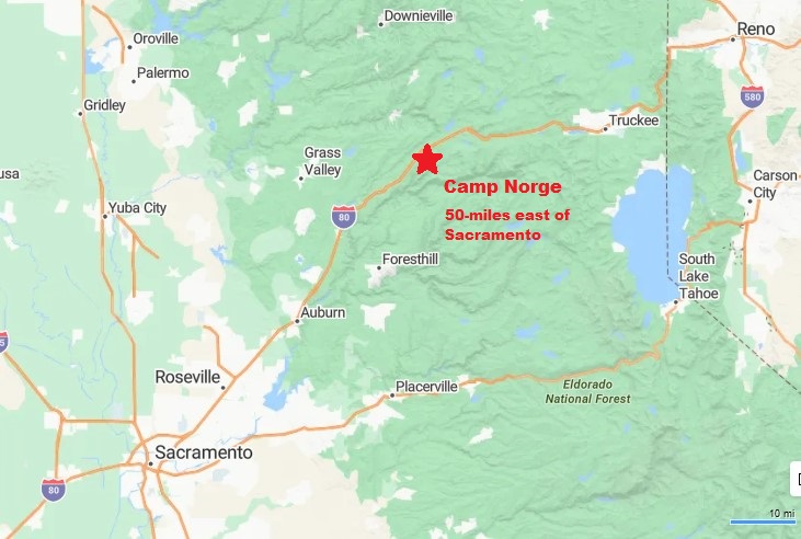 Map of Camp Norge location
