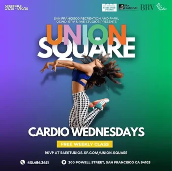 April 2nd: YSC x Union Square: Free Outdoor Cardio Dance Class